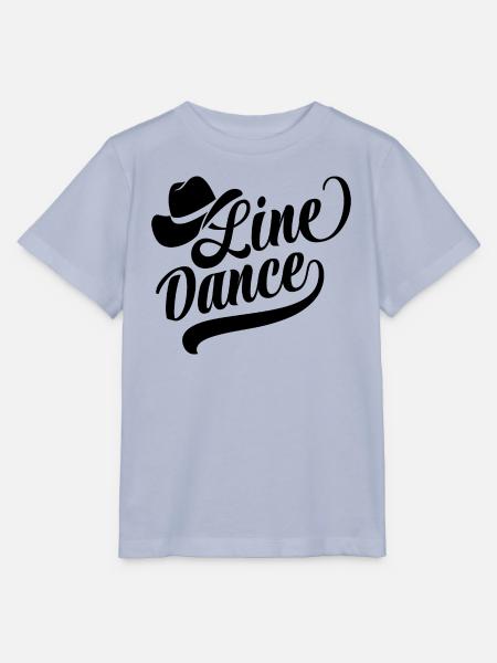 Linedance Linedancing Country Fan - Sticker - Stanley/Stella Kinder T-Shirt MINI CREATOR - Lavendel-Violett