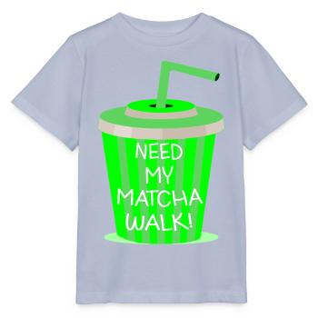 Matcha Walk - Stanley/Stella Kinder T-Shirt MINI CREATOR  - Lavendel-Violett - Vorne - Braiden (125cm)