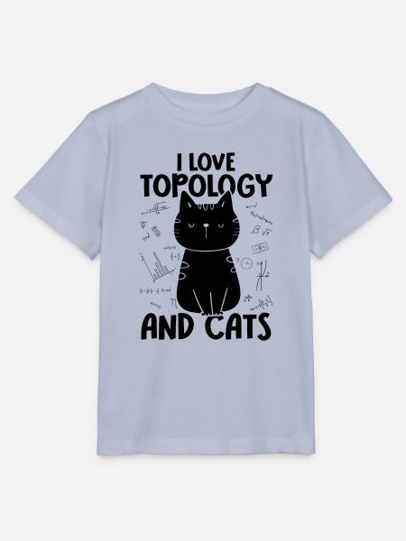 Ich Liebe Katzen - Topologie - Stanley/Stella Kinder T-Shirt MINI CREATOR - Lavendel-Violett