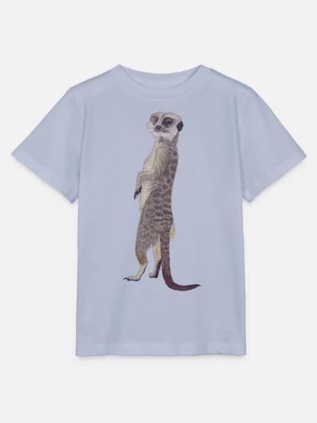 aufrecht stehendes Erdmännchen - Stanley/Stella Kinder T-Shirt MINI CREATOR - Lavendel-Violett