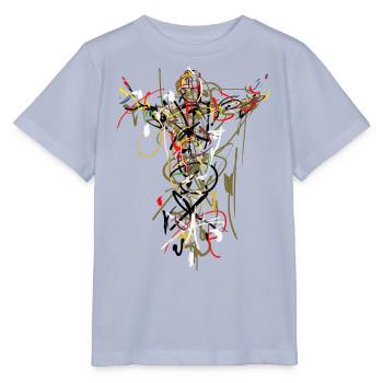 abstrakt - Stanley/Stella Kinder T-Shirt MINI CREATOR  - Lavendel-Violett - Vorne - Braiden (125cm)