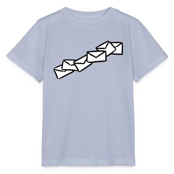 Briefe Nachrichten Sendung message letters - Stanley/Stella Kinder T-Shirt MINI CREATOR  - Lavendel-Violett - Vorne - Braiden (125cm)