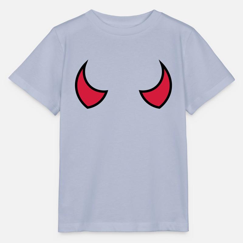 Teufelshörner - cornes de diable - cornes du diable - T-shirt bio MINI CREATOR Stanley/Stella Enfant - lavande-violet