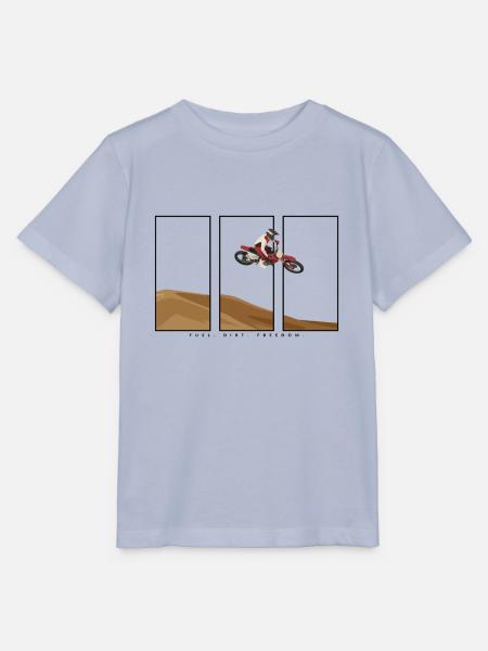Fuel. Dirt. Freedom. - Stanley/Stella Kinder T-Shirt MINI CREATOR  - Lavendel-Violett