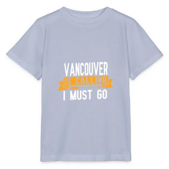 Vancouver ruft und ich muss gehen - Stanley/Stella Kinder T-Shirt MINI CREATOR  - Lavendel-Violett - Vorne - Braiden (125cm)