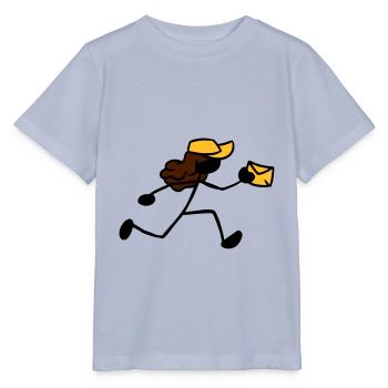 Postman Letter Deliverer Courier - Stanley/Stella MINI CREATOR Kids’ T-Shirt - lavender-violet - Front - Braiden (125cm)