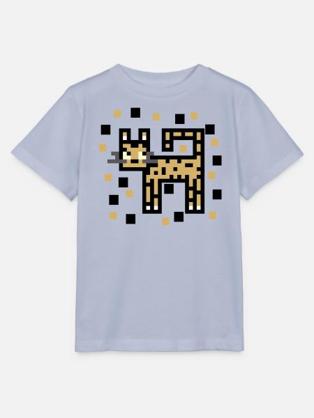 Leopard - Stanley/Stella Kinder T-Shirt MINI CREATOR  - Lavendel-Violett