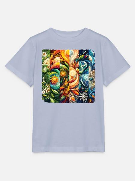 Alle Jahreszeiten Frühling Sommer Herbst Winter - Stanley/Stella Kinder T-Shirt MINI CREATOR - Lavendel-Violett