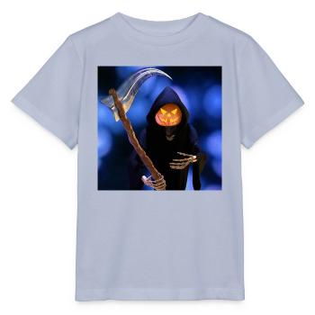 La Faucheuse pour Halloween - T-shirt bio MINI CREATOR Stanley/Stella Enfant - lavande-violet - Devant - Braiden (125cm)