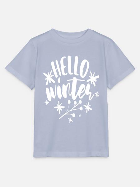 Hallo Winter - Stanley/Stella Kinder T-Shirt MINI CREATOR  - Lavendel-Violett