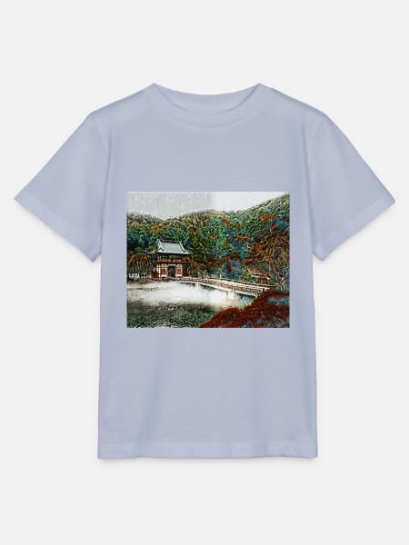Tempel im Wald - Stanley/Stella Kinder T-Shirt MINI CREATOR - Lavendel-Violett