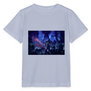 Le cimetière - T-shirt bio MINI CREATOR Stanley/Stella Enfant - lavande-violet - Devant - Braiden (125cm)