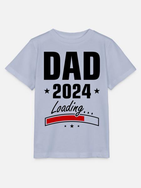 Dad 2024 Loading Papa - Stanley/Stella Kinder T-Shirt MINI CREATOR - Lavendel-Violett