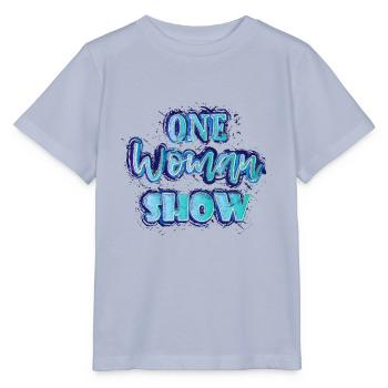 One Woman Show (lettrage) - T-shirt bio MINI CREATOR Stanley/Stella Enfant - lavande-violet - Devant - Braiden (125cm)
