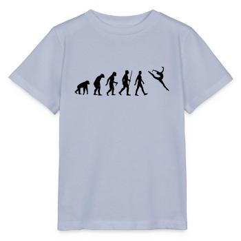 Evolution Human Monkey Ape Human - Ballet, Dancing - Stanley/Stella MINI CREATOR Kids’ T-Shirt - lavender-violet - Front - Braiden (125cm)