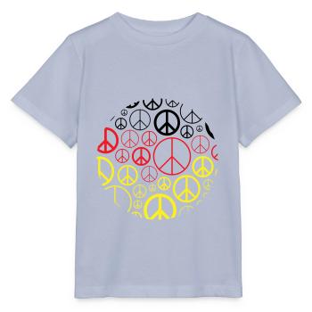 Deutschland + Frieden Shirts, Hoodies, Tassen - Stanley/Stella Kinder T-Shirt MINI CREATOR  - Lavendel-Violett - Vorne - Braiden (125cm)