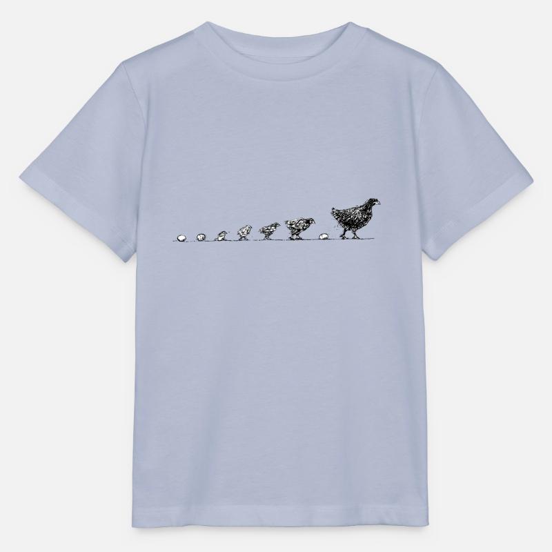 Entwicklung eines Huhns - Stanley/Stella Kinder T-Shirt MINI CREATOR  - Lavendel-Violett