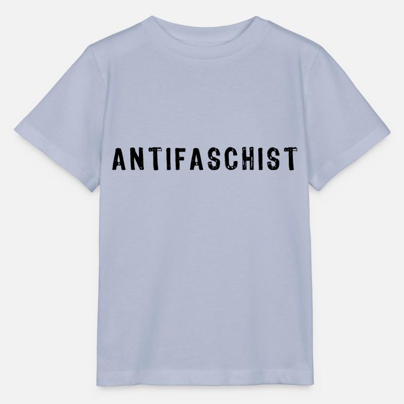ANTIFA ANTIFASCIST - Stanley/Stella MINI CREATOR Kids’ T-Shirt - lavender-violet