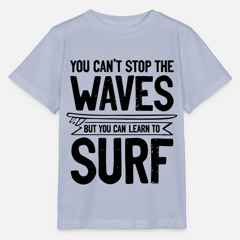 Surfer Surf spruch - Stanley/Stella Kinder T-Shirt MINI CREATOR  - Lavendel-Violett