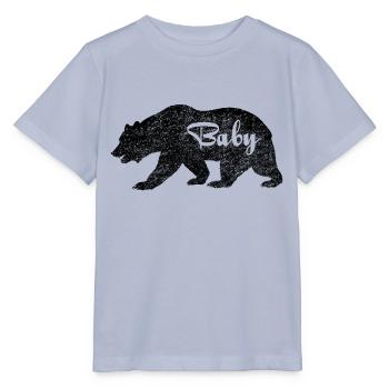 Baby Bear. Baby Bear Boy. Baby Bear Girl. Camping. - Stanley/Stella MINI CREATOR Kids’ T-Shirt - lavender-violet - Front - Braiden (125cm)