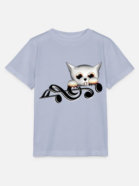 Notenschlüssel Vampir - Stanley/Stella Kinder T-Shirt MINI CREATOR  - Lavendel-Violett