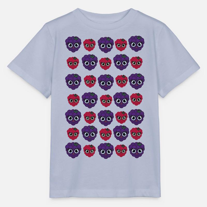 Billy Blackberry und Ruby Raspberry - Stanley/Stella Kinder T-Shirt MINI CREATOR - Lavendel-Violett