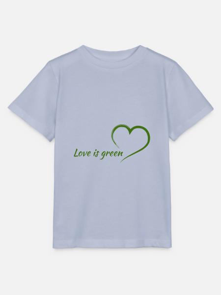 Love is green - go vegan - Stanley/Stella Kinder T-Shirt MINI CREATOR - Lavendel-Violett