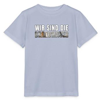 WIR SIND DIE BRANDMAUER GEGEN RECHTS - Stanley/Stella Kinder T-Shirt MINI CREATOR  - Lavendel-Violett - Vorne - Braiden (125cm)