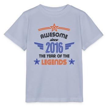 Awesome since 2016 Geburtstag 2016 - Stanley/Stella Kinder T-Shirt MINI CREATOR  - Lavendel-Violett - Vorne - Braiden (125cm)