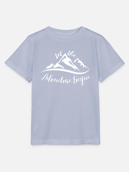 Let The Adventure Begin - Berge - Stanley/Stella Kinder T-Shirt MINI CREATOR  - Lavendel-Violett