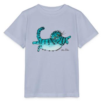 blue Fluffy - Stanley/Stella MINI CREATOR Kids’ T-Shirt - lavender-violet - Front - Braiden (125cm)
