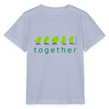 ensemble Ant Ensemble travail d’équipe social - T-shirt bio MINI CREATOR Stanley/Stella Enfant - lavande-violet - Devant - Braiden (125cm)