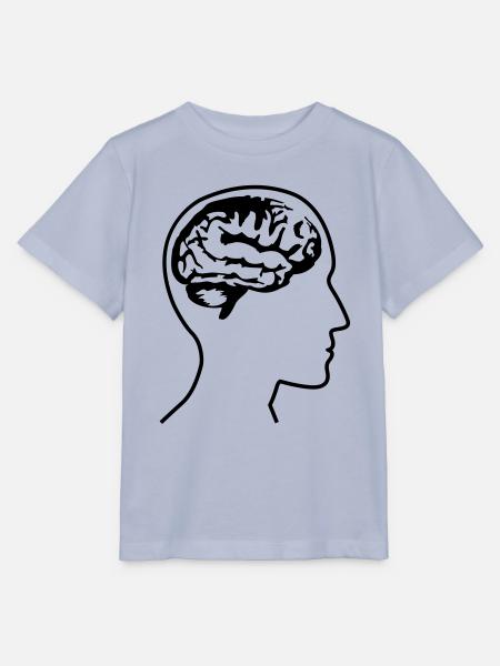 brain_head___f1 - Stanley/Stella Kinder T-Shirt MINI CREATOR - Lavendel-Violett