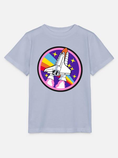 Rakete - Stanley/Stella Kinder T-Shirt MINI CREATOR - Lavendel-Violett