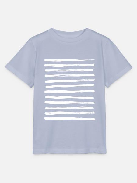 Streifen weiss - Stanley/Stella Kinder T-Shirt MINI CREATOR  - Lavendel-Violett