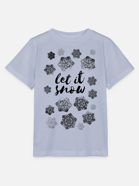 AD Let It Snow - Stanley/Stella Kinder T-Shirt MINI CREATOR  - Lavendel-Violett