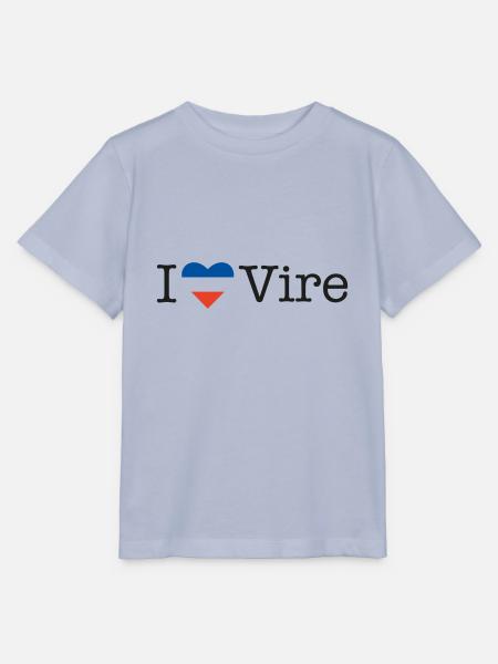 I love Vire - Stanley/Stella Kinder T-Shirt MINI CREATOR - Lavendel-Violett