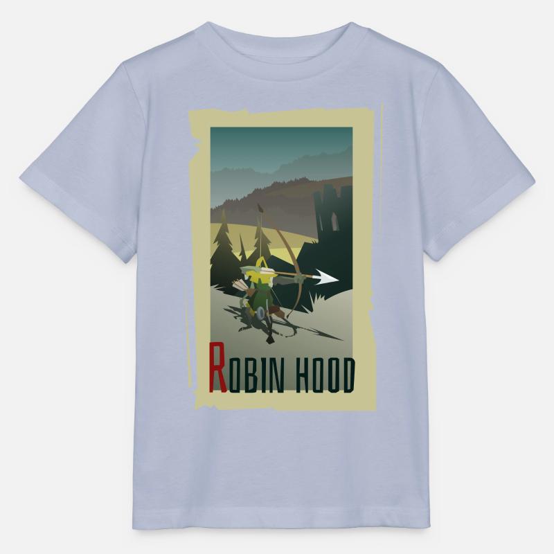 Robin des Bois - T-shirt bio MINI CREATOR Stanley/Stella Enfant - lavande-violet