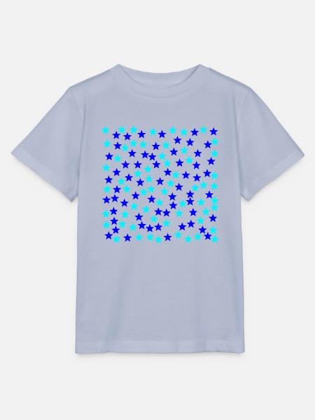 Sterne hellblau dunkelblau Geschenkidee - Stanley/Stella Kinder T-Shirt MINI CREATOR - Lavendel-Violett