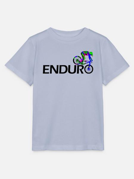 Enduro Mountainbike Stoppie - Stanley/Stella Kinder T-Shirt MINI CREATOR  - Lavendel-Violett