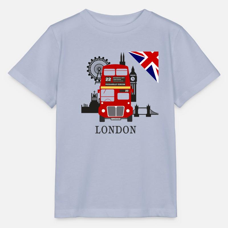 Angleterre, Londres, sightseeing, - T-shirt bio MINI CREATOR Stanley/Stella Enfant - lavande-violet