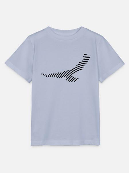 Silhouette eines Adlers - Stanley/Stella Kinder T-Shirt MINI CREATOR - Lavendel-Violett
