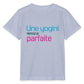 Une Yogini presque parfaite / Yoga - T-shirt bio MINI CREATOR Stanley/Stella Enfant - lavande-violet - Devant - Braiden (125cm)