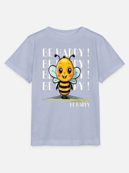 Niedliche Biene Be Happy - Stanley/Stella Kinder T-Shirt MINI CREATOR  - Lavendel-Violett