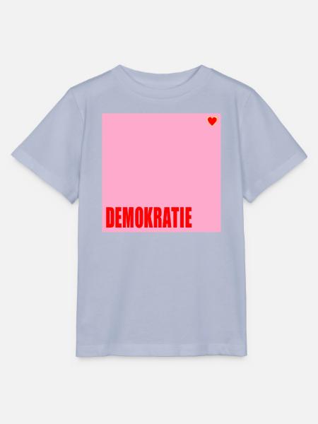 Politik Demokratie Herz - Stanley/Stella Kinder T-Shirt MINI CREATOR - Lavendel-Violett