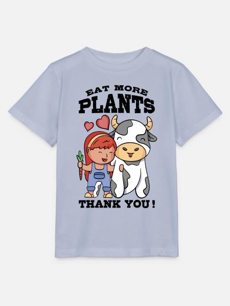 Iss mehr Pflanzen - Stanley/Stella Kinder T-Shirt MINI CREATOR  - Lavendel-Violett