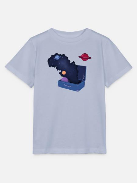 Kosmische Reisen - Stanley/Stella Kinder T-Shirt MINI CREATOR - Lavendel-Violett