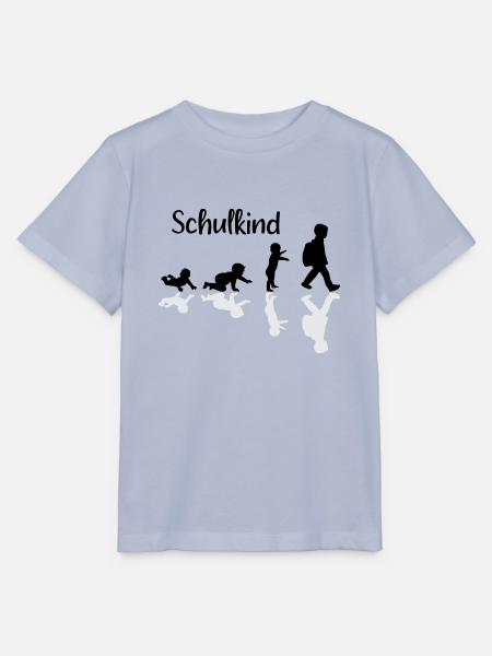 Schulkind Evolution Erstklässler Schule - Stanley/Stella Kinder T-Shirt MINI CREATOR - Lavendel-Violett