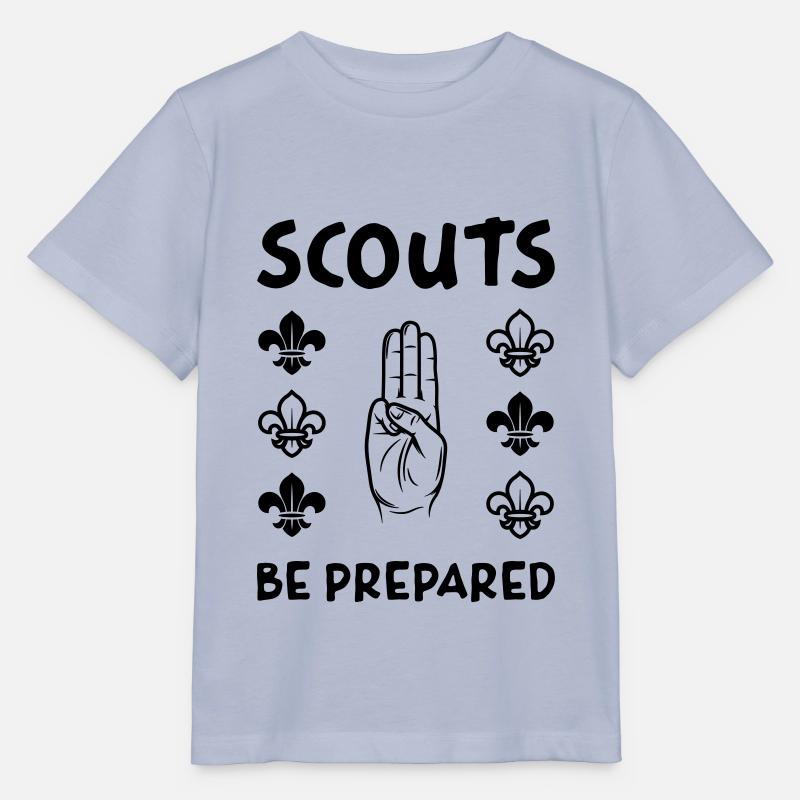 Scouts Always Ready! - Stanley/Stella MINI CREATOR Kids’ T-Shirt - lavender-violet