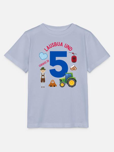 Lausbua und 5 - Stanley/Stella Kinder T-Shirt MINI CREATOR - Lavendel-Violett
